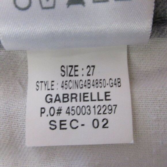 JOE'S JEANS Gabrielle Cut Off Jean Shorts Sz 27 Light Grey Gray Distressed Denim - Picture 8 of 14